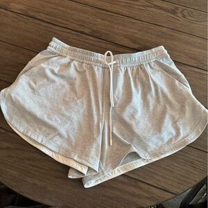 Lululemon soft jersey curved hem short